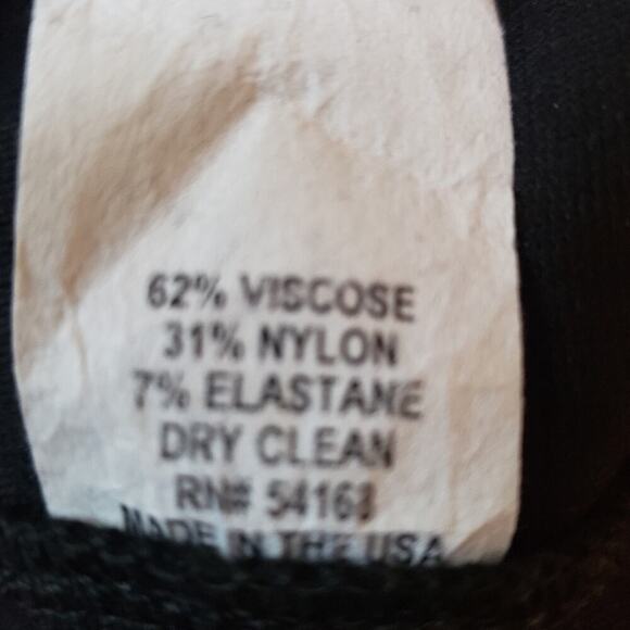 ELLIOTT LAUREN BLACK PULL ON STRETCH PANTS WITH POCKETS SIZE 6 - Picture 6 of 7